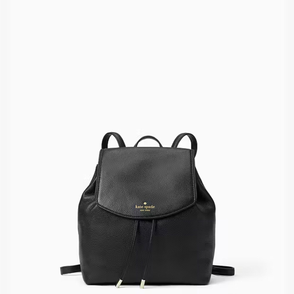 Kate Spade Mulberry Street Small Breezy Black Pebbled Leather Backpack